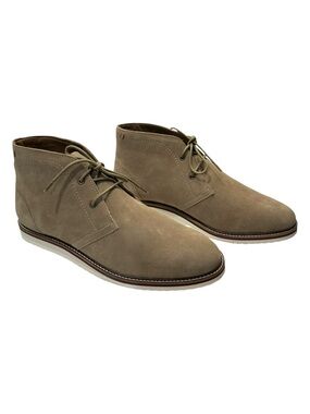 NIB Thomas & Vine Keegan Men’s Boots Size 11 Taupe Suede Leather Chukka Boots
